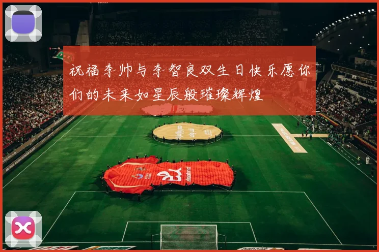 祝福李帅与李智良双生日快乐愿你们的未来如星辰般璀璨辉煌